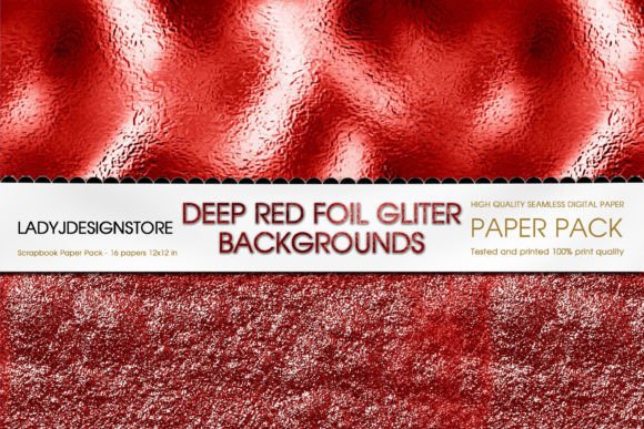 Download Crimson Red Foil Glitter Digital Paper - Glitter digital paper Collection